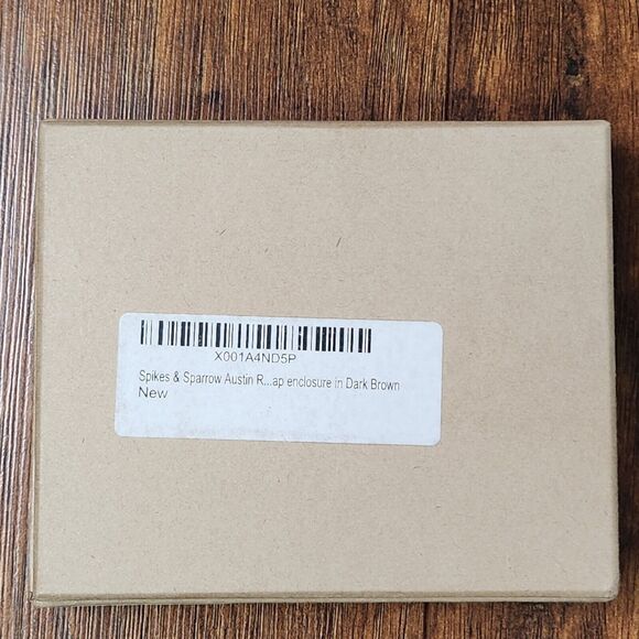 Spikes And Sparrow Mens Brandy Brown Leather Trifold Wallet RFID Protected - Picture 8 of 8